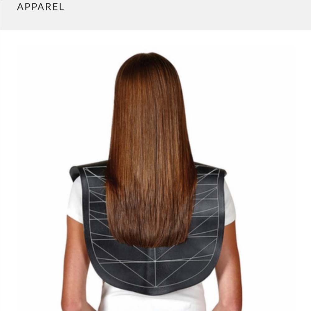 Haircutting collar with guidelines